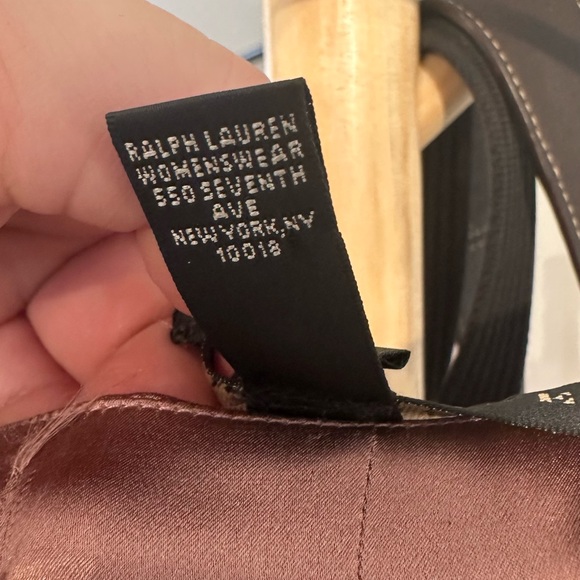 Vintage Ralph Lauren Black Label Dusty Rose Blush 100% silk dress - Picture 9 of 13